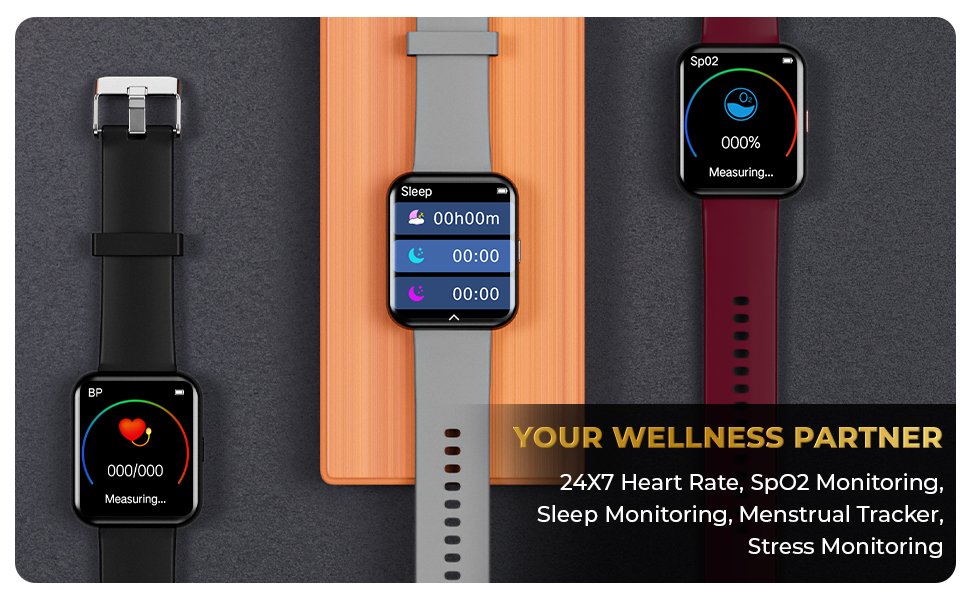 Blaze Max, Gizmore, Smartwatch, Calling Watch, Sillicone Strap, HD Display, Multisport Mode