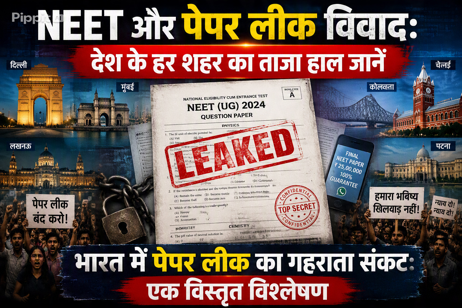 NEET और पेपर लीक विवाद: देश के हर शहर का ताजा हाल जानें